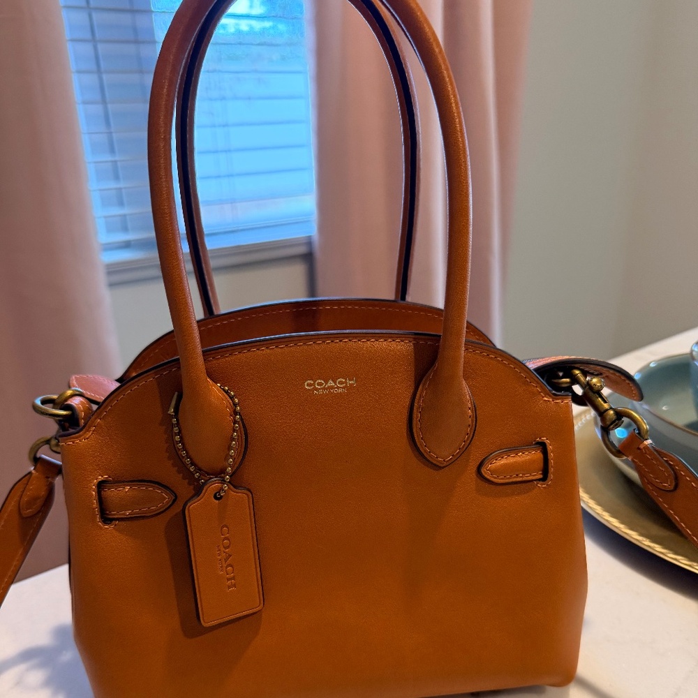 COACH, the Soft Empire Carryall Satchel Bag 21